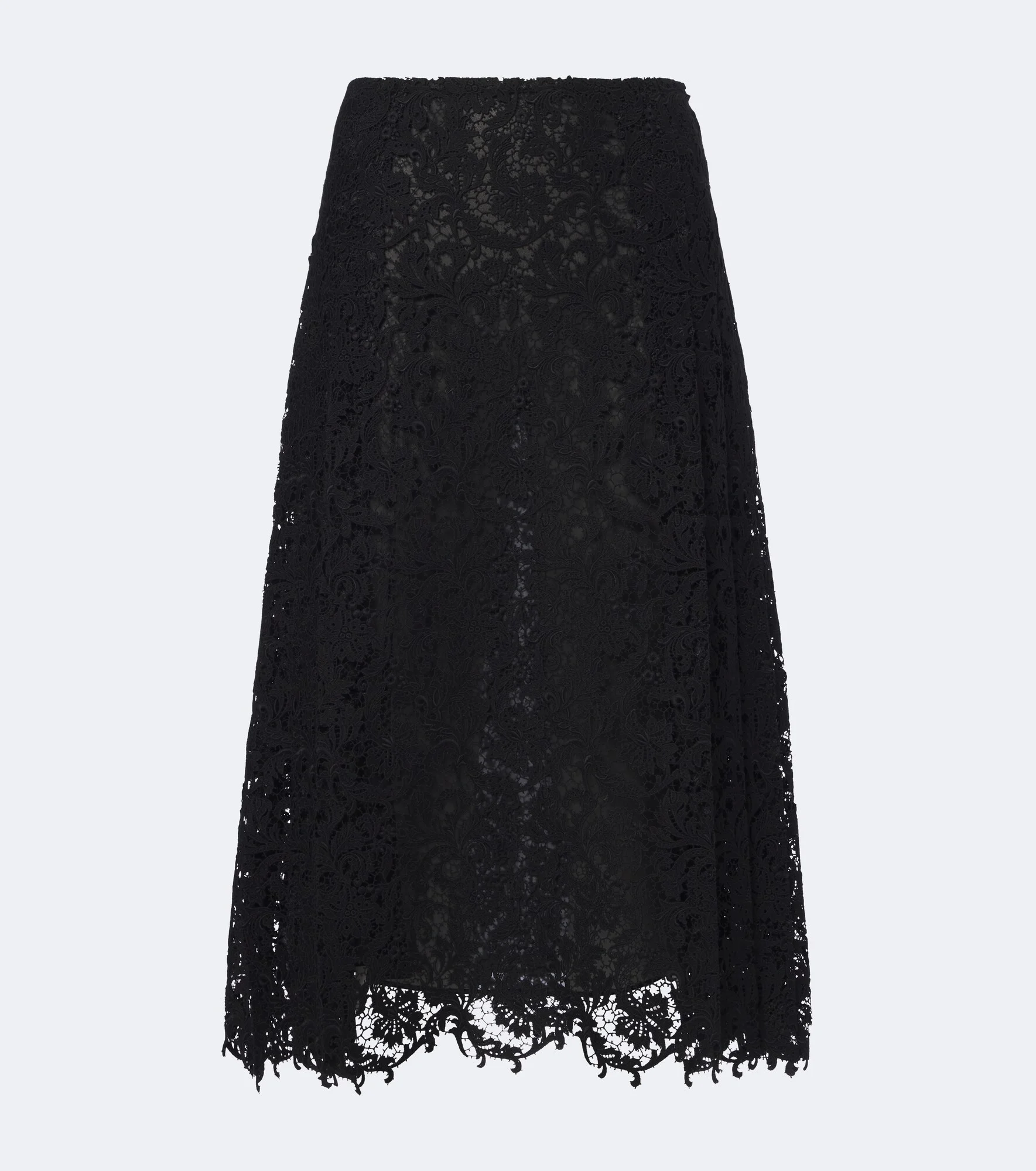 Silk lace midi skirt - 1