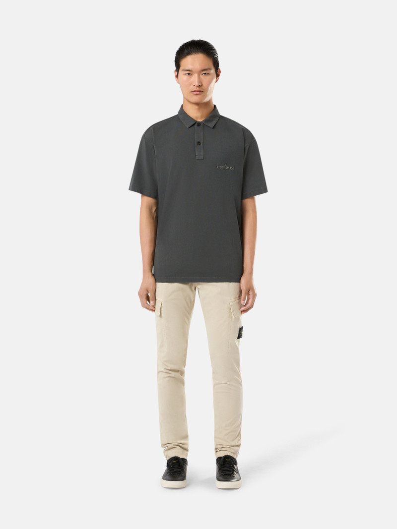 Stone Island 21258 24/1 COTTON JERSEY 'OLD' EFFECT outlook