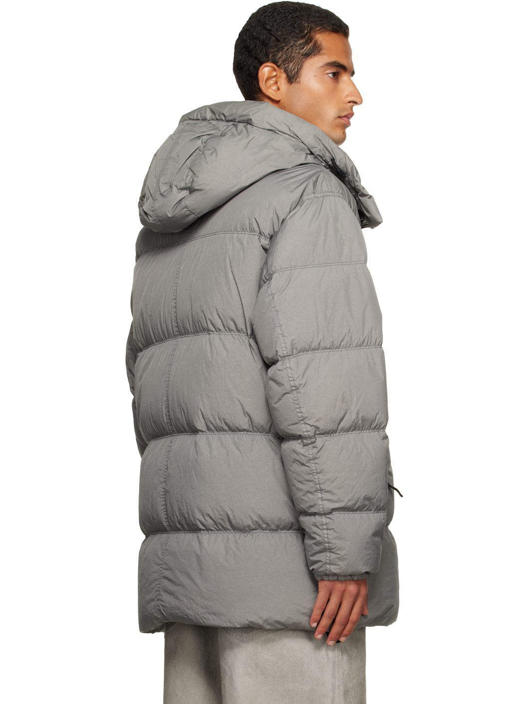 Gray 4100012 Crinkle Reps NY Down Jacket - 3
