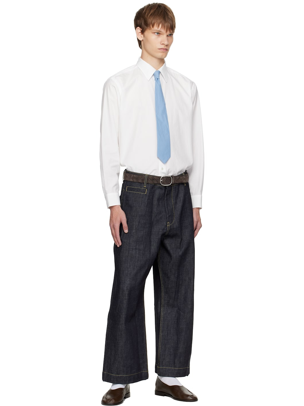 White Washed Finx Twill Shirt - 5