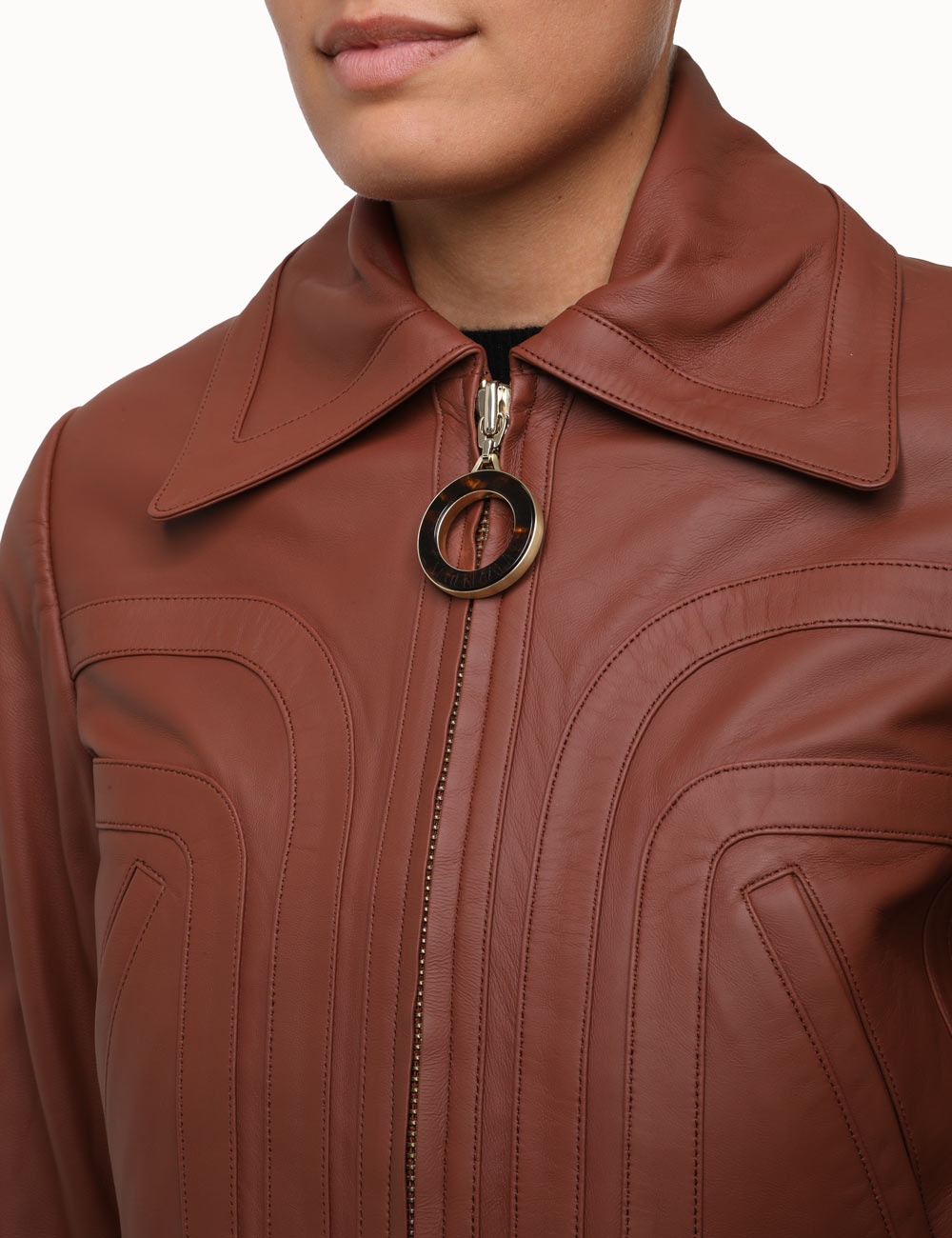 WONDERLAND LEATHER BOMBER - 9