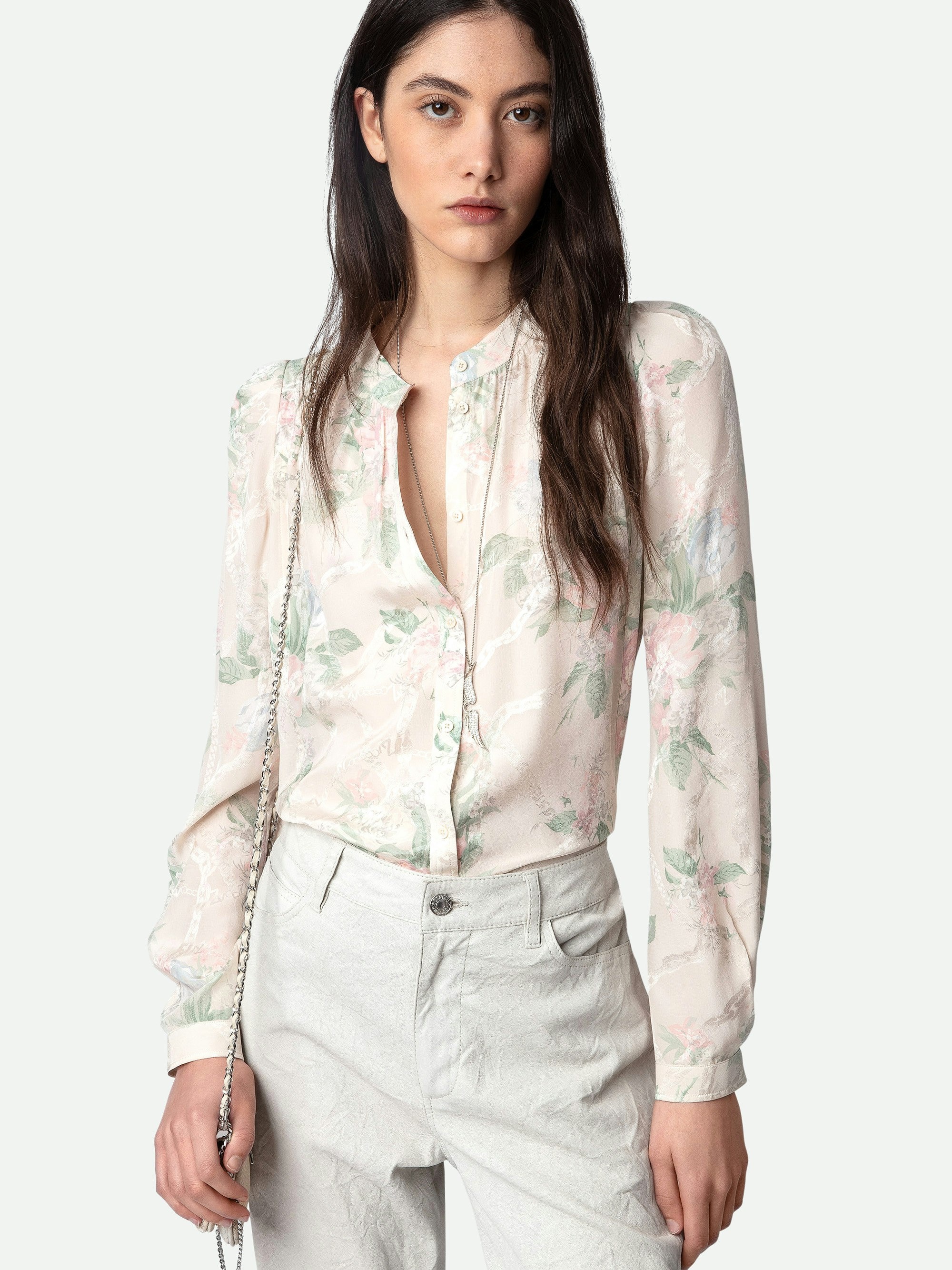Tchin Satin Blouse - 6