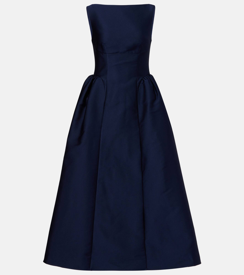 Taffeta midi dress 1