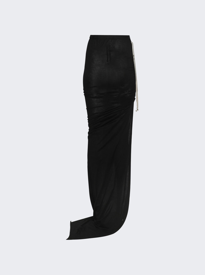 Rick Owens DRKSHDW Soft Edfu Skirt Black outlook
