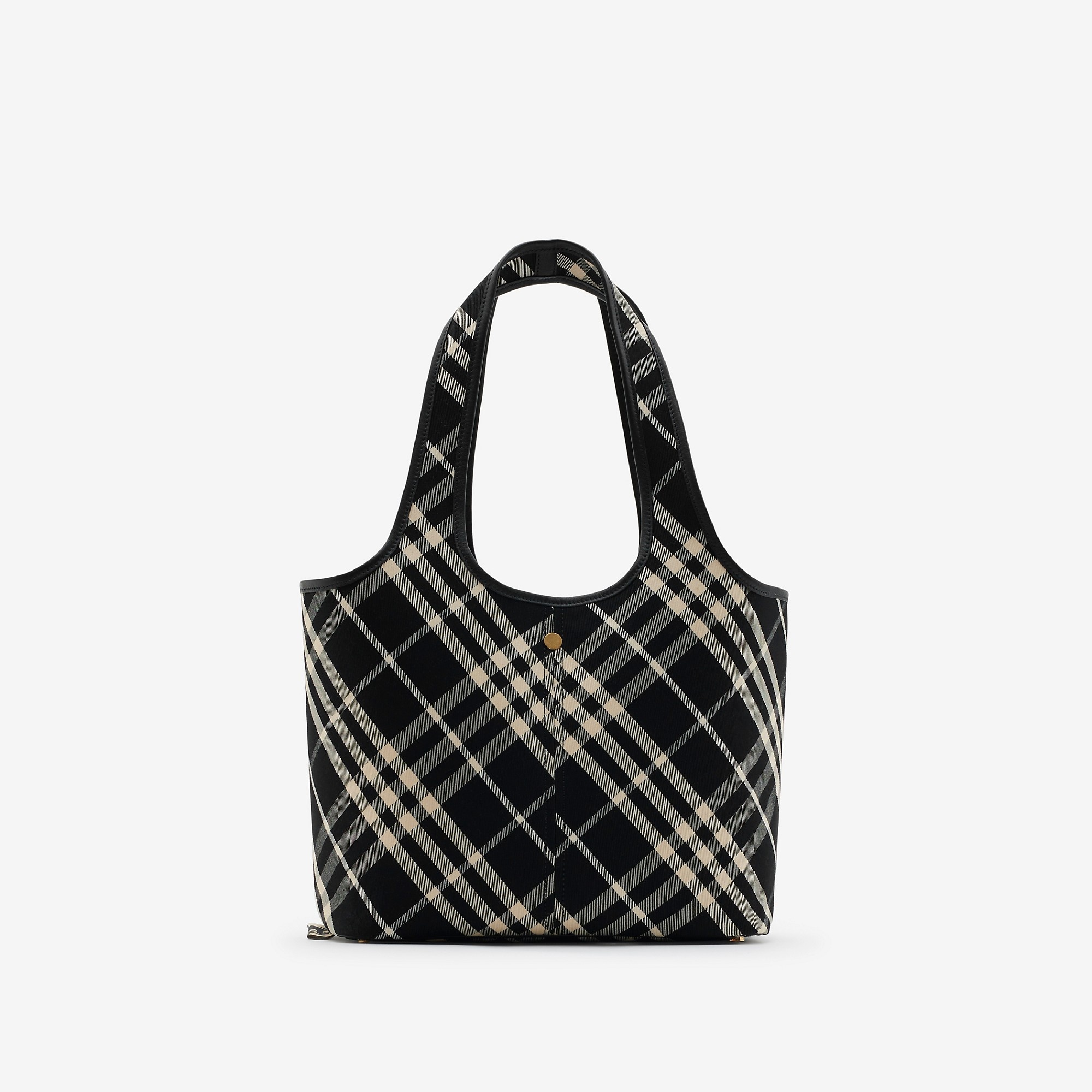 Small Check Tote - 5