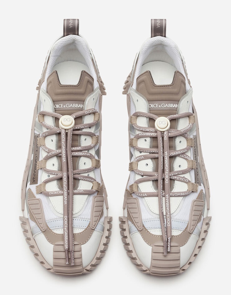 Dolce & Gabbana NS1 メッシュ レザー スニーカー dolce-gabbana-white-mixed-