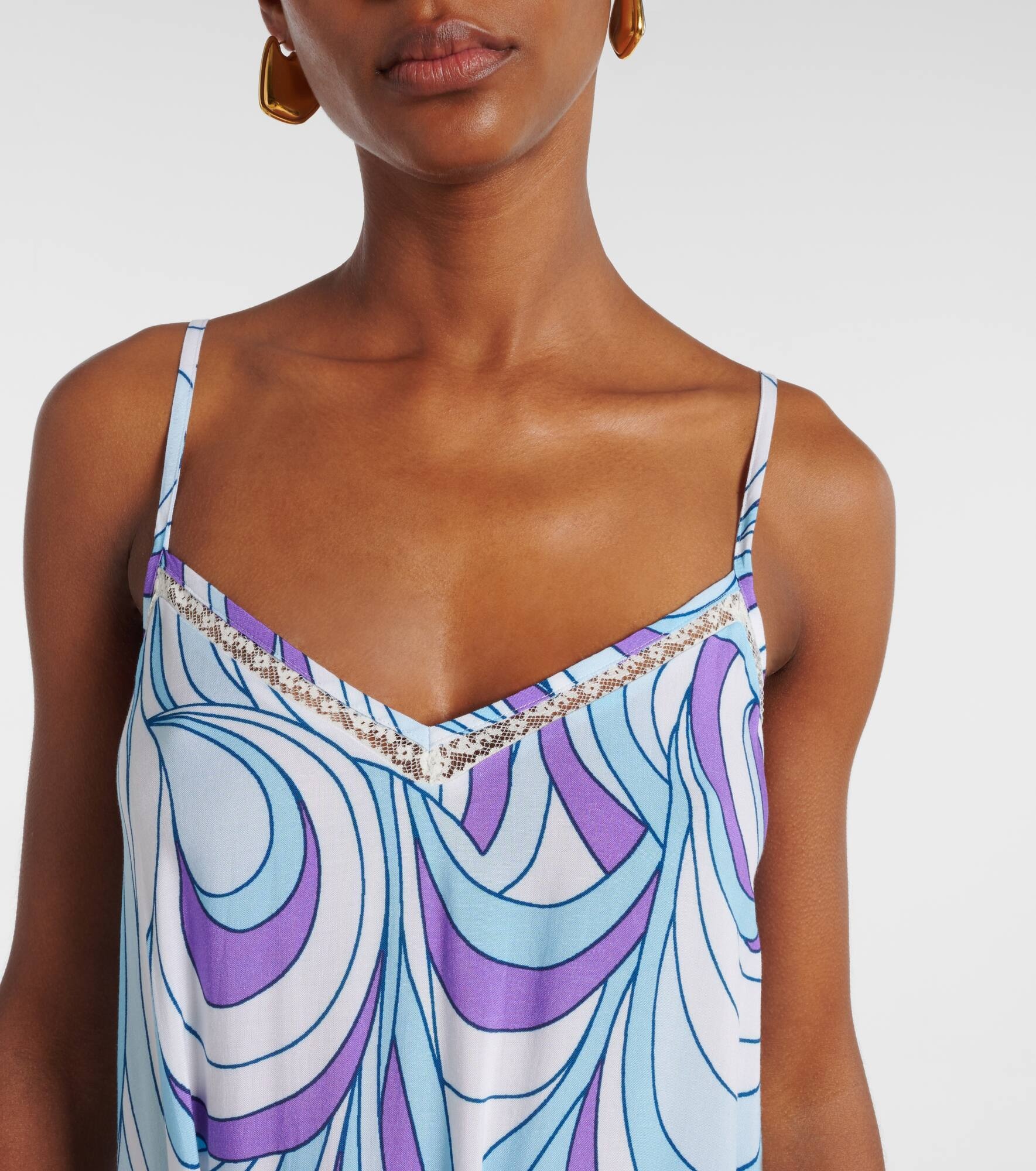 Adelyn printed maxi dress - 4