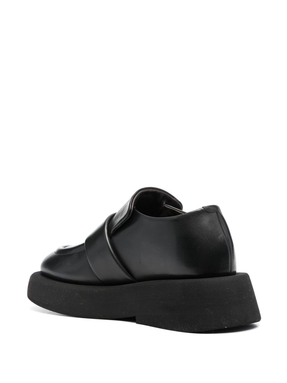 slip-on leather loafers - 3