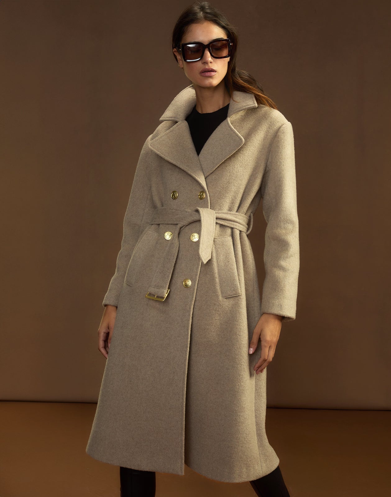 Noa Wool Cocoon Coat - 10