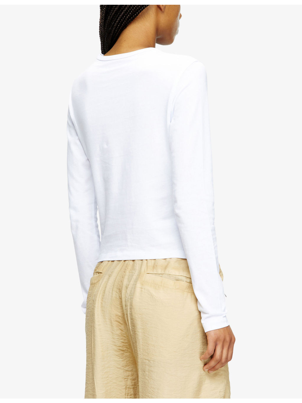 T-Uncutie-Long-Ls-Od Brand-Embellished Cotton-Jersey Top - 4