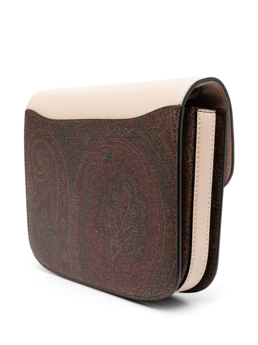 paisley-print panelled crossbody bag - 3