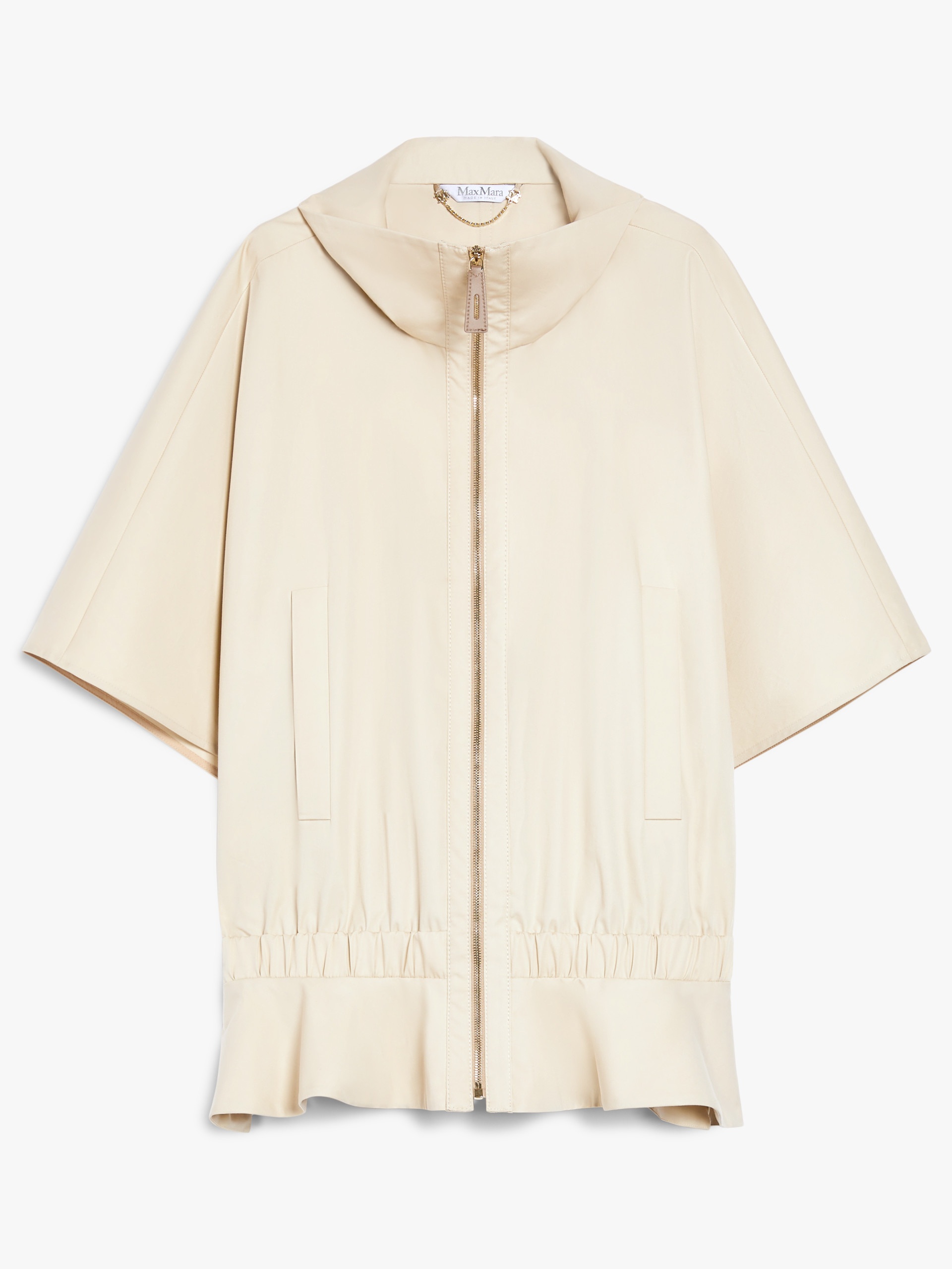 CHIC Cropped water-repellent cotton cape - 1