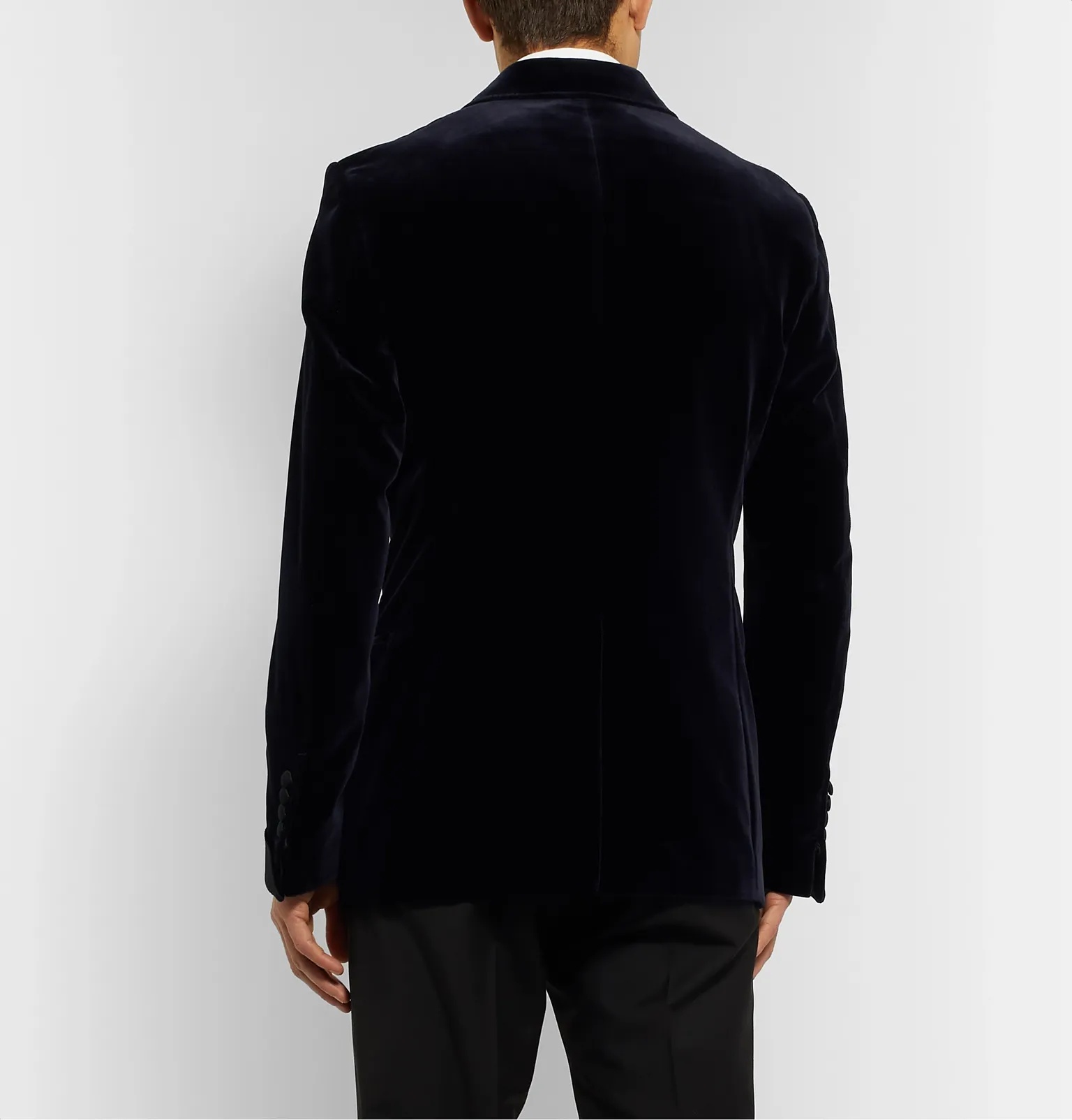 Shelton Slim-Fit Cotton-Velvet Tuxedo Jacket - 4