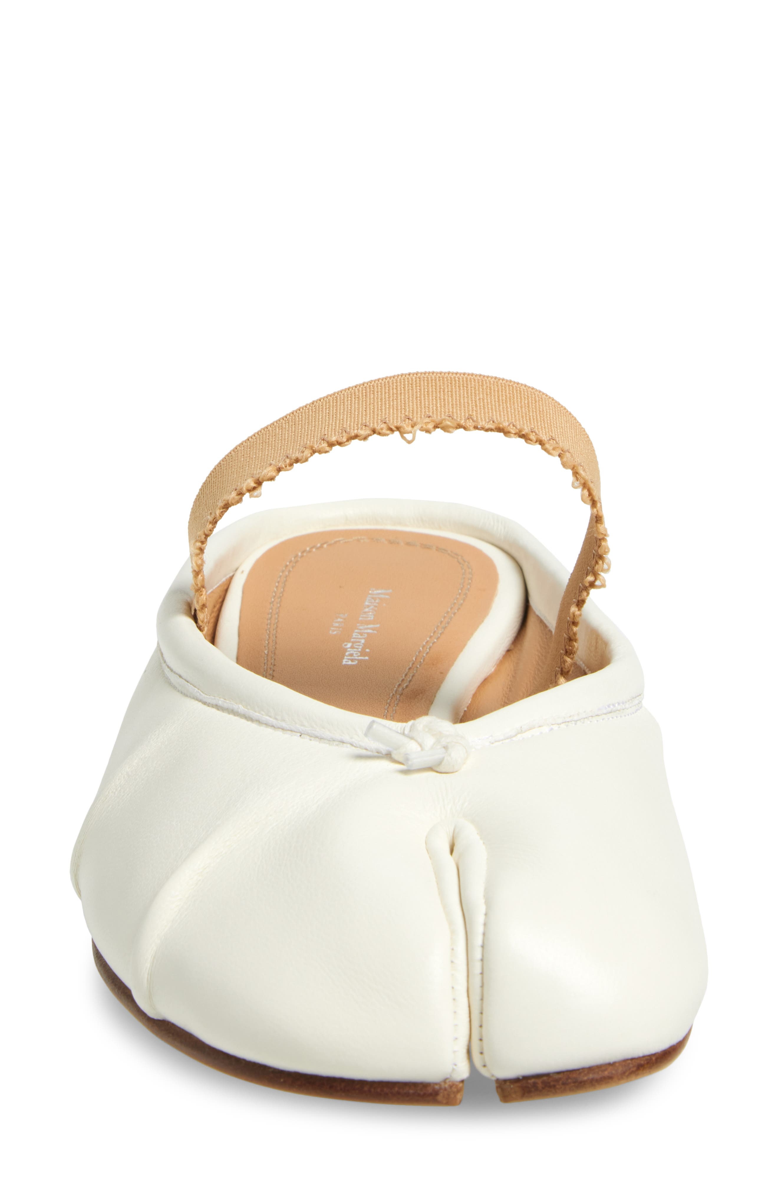 Maison Margiela Tabi Ballerina Mary Jane Mule in Ivory/Nude at Nordstrom - 4