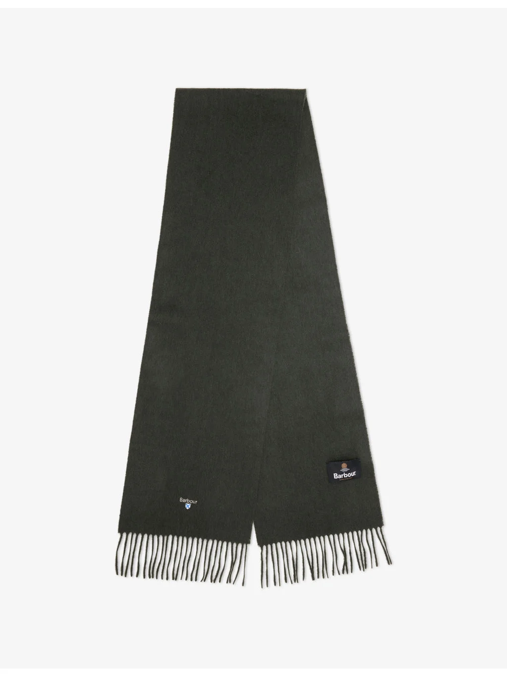 Brand-Patch Wool Scarf - 1