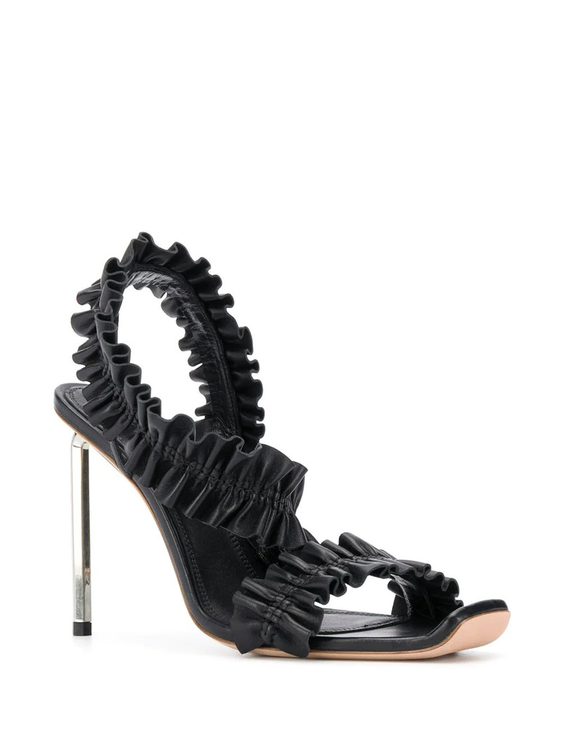 Off-White Allan ruffle sandals outlook