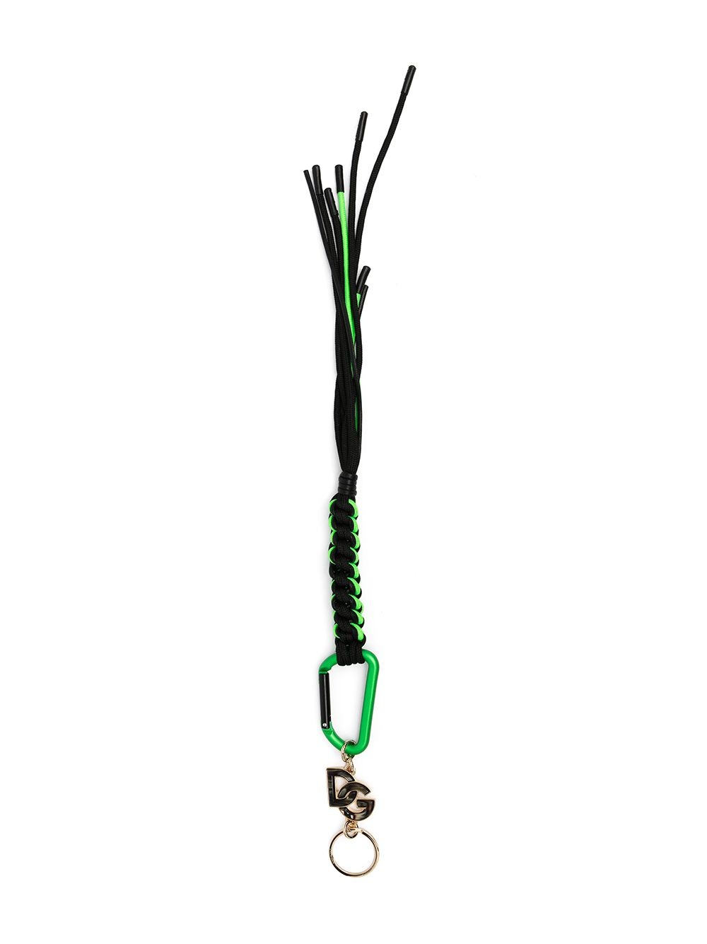 logo-plaque tassel-detail keyring - 1