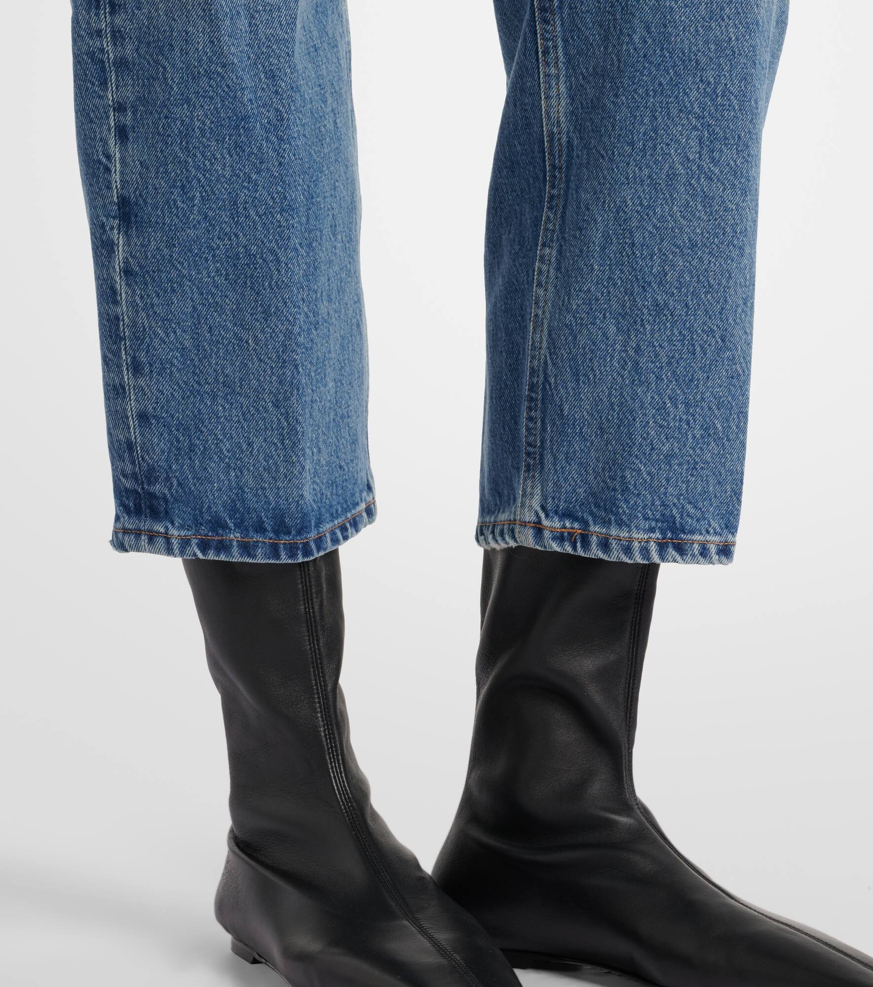 Winslow mid-rise straight jeans - 5