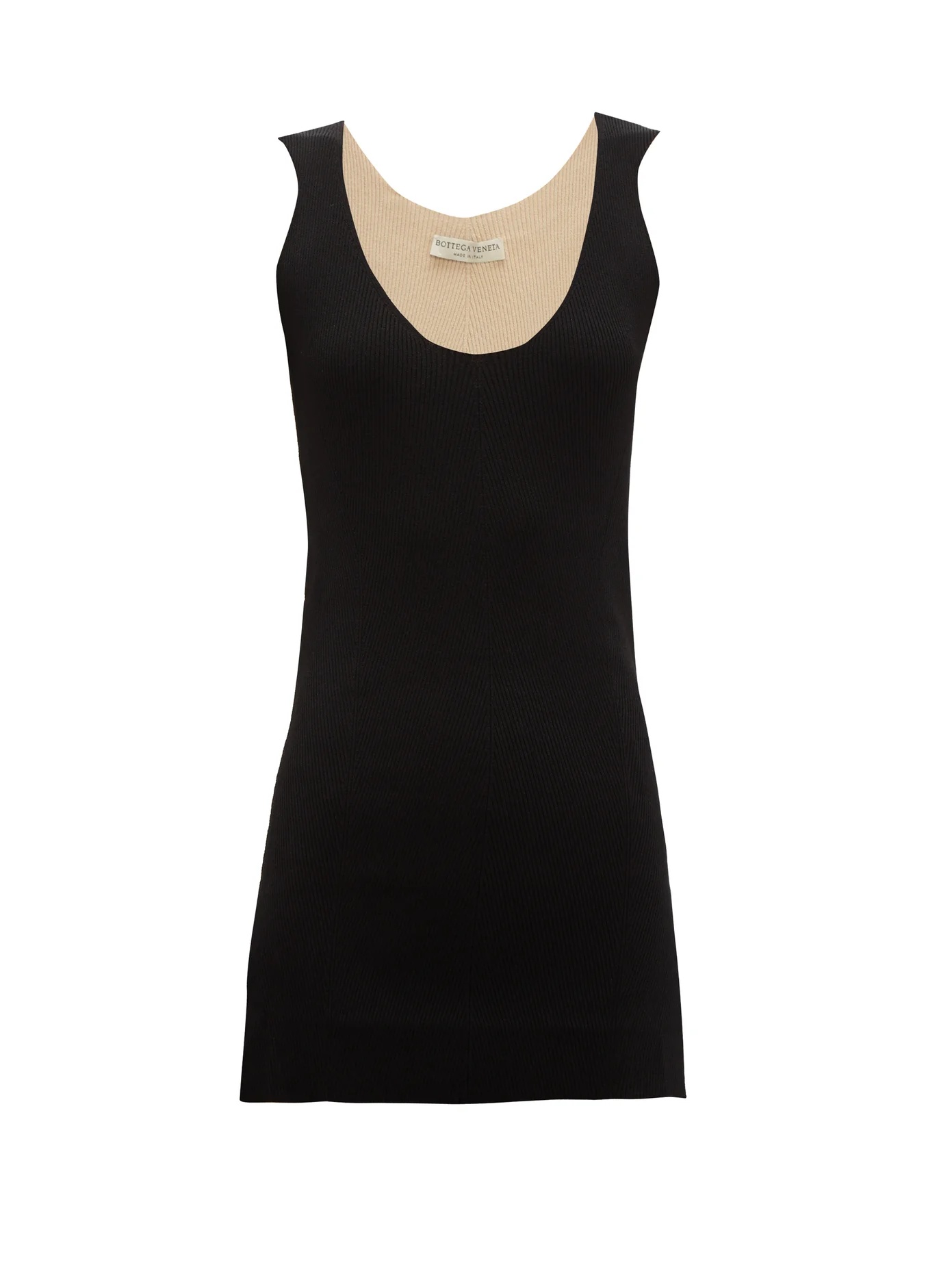 Contrast-panel tank top - 1