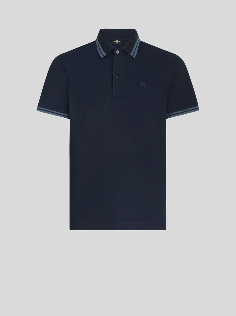 STRIPED POLO SHIRT WITH LOGO 1