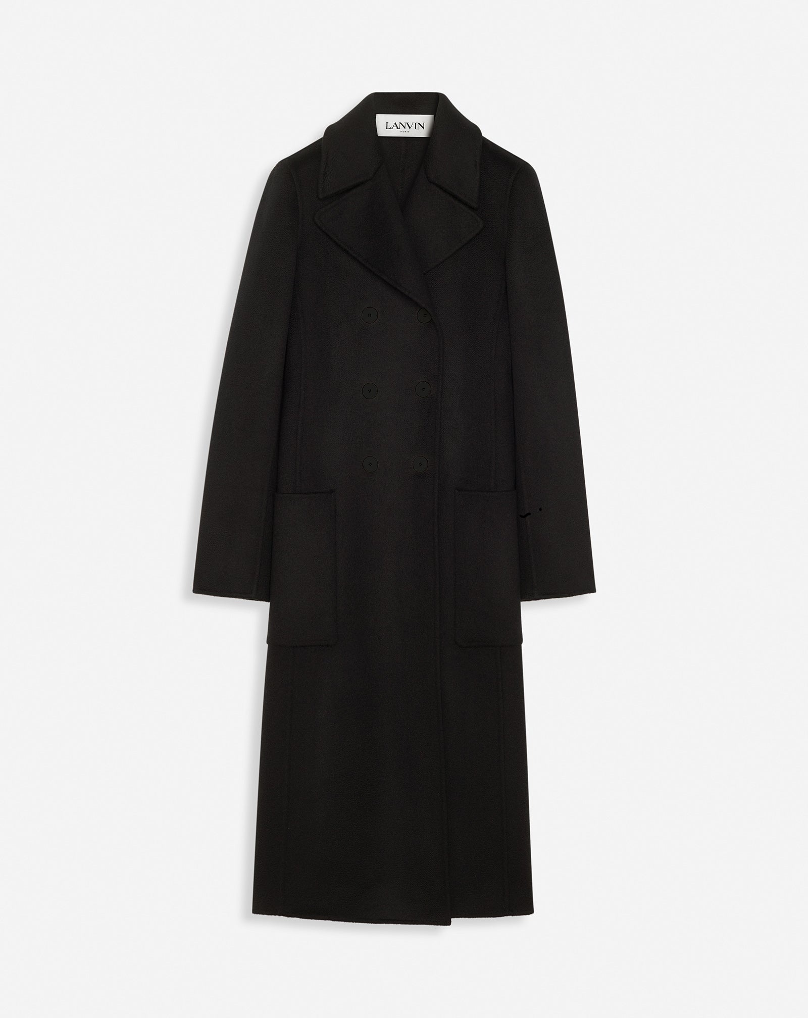 LONG COAT IN DOUBLE-FACED CASHMERE - 1