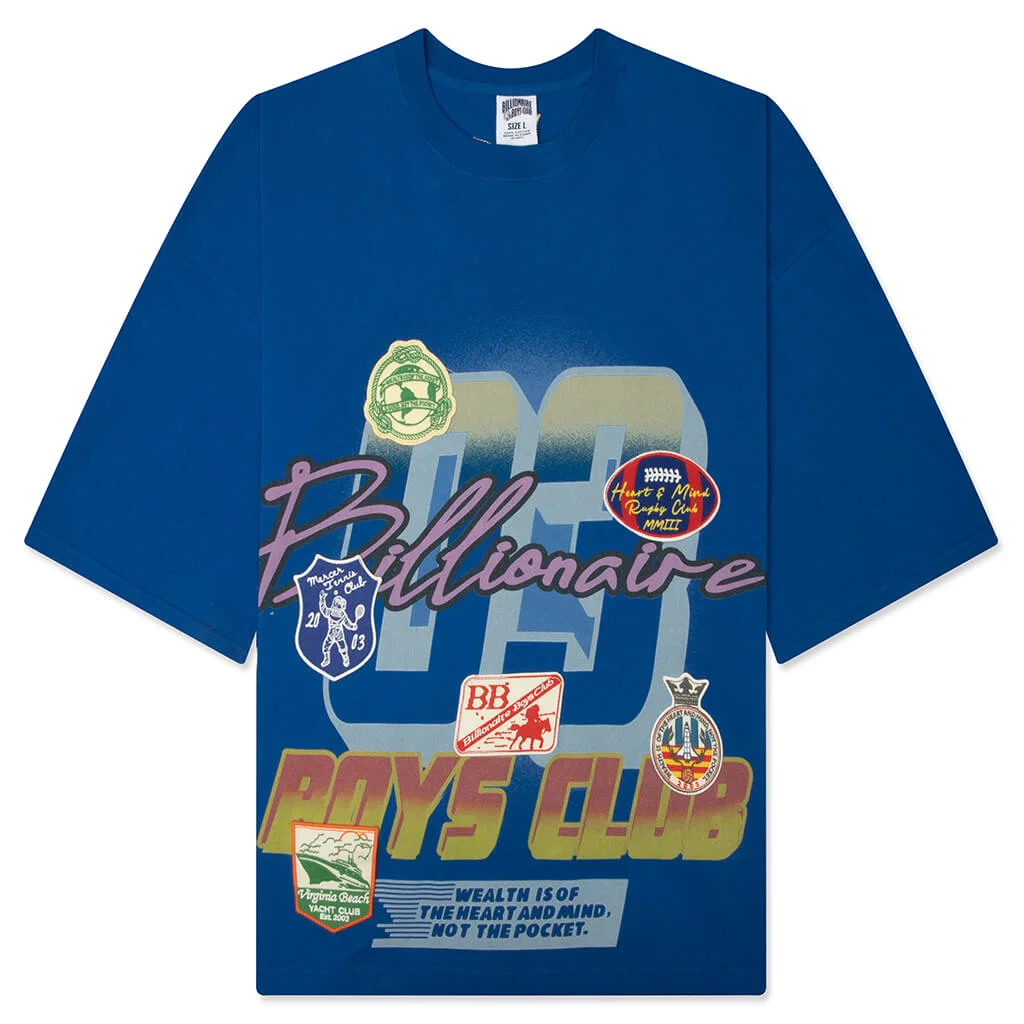 CLUBS S/S KNIT - LAPIS BLUE - 1