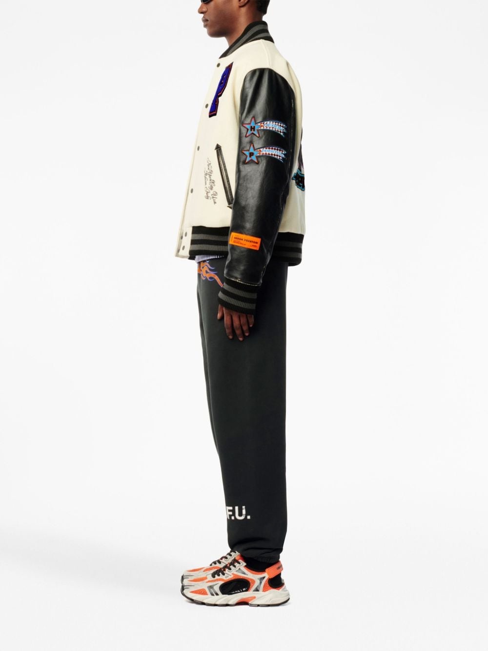 varsity-patches bomber jacket - 3