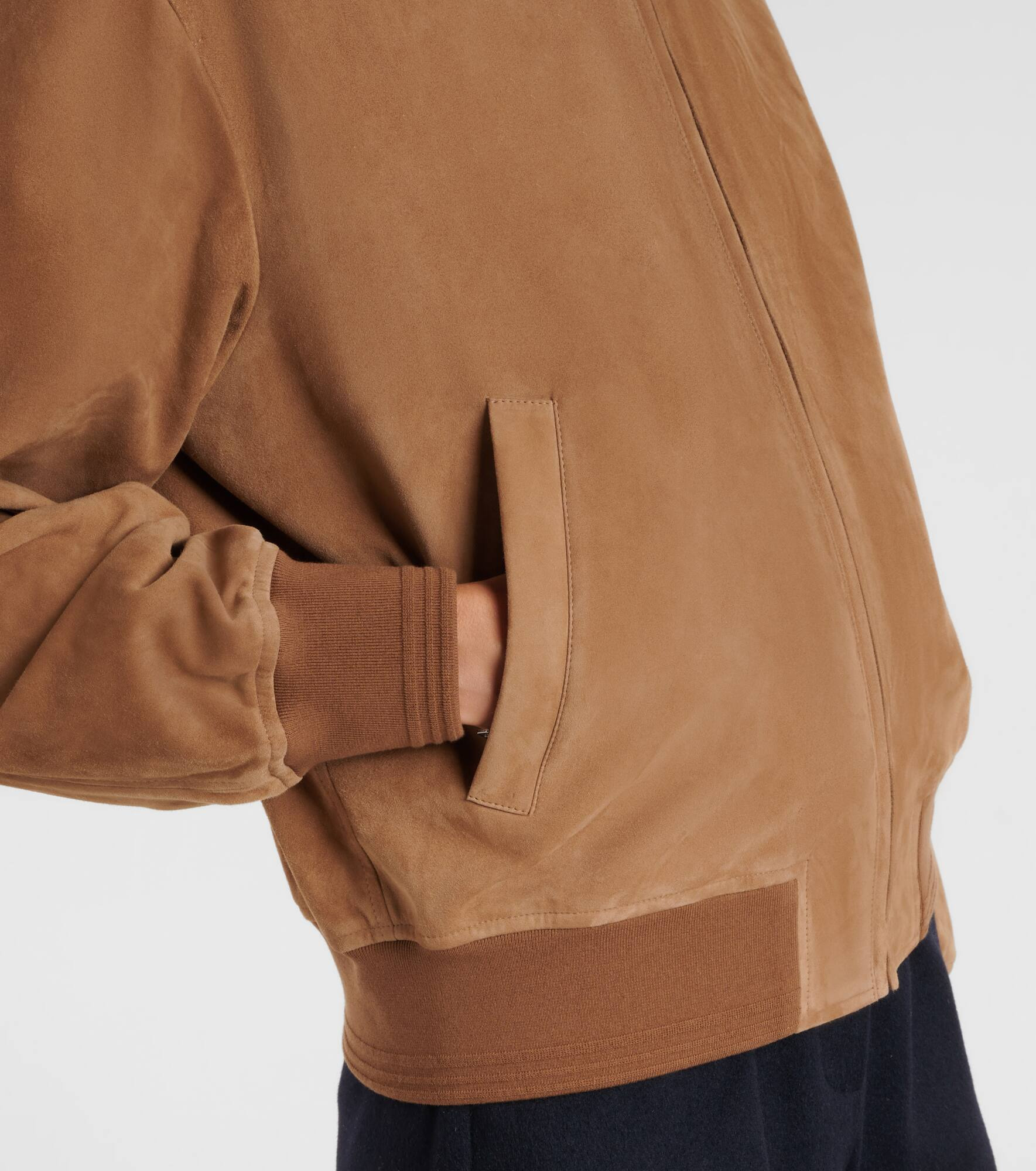 Suede bomber jacket - 5
