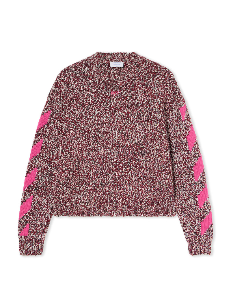 Mouline Arrow Knit Crewneck Sweater 1
