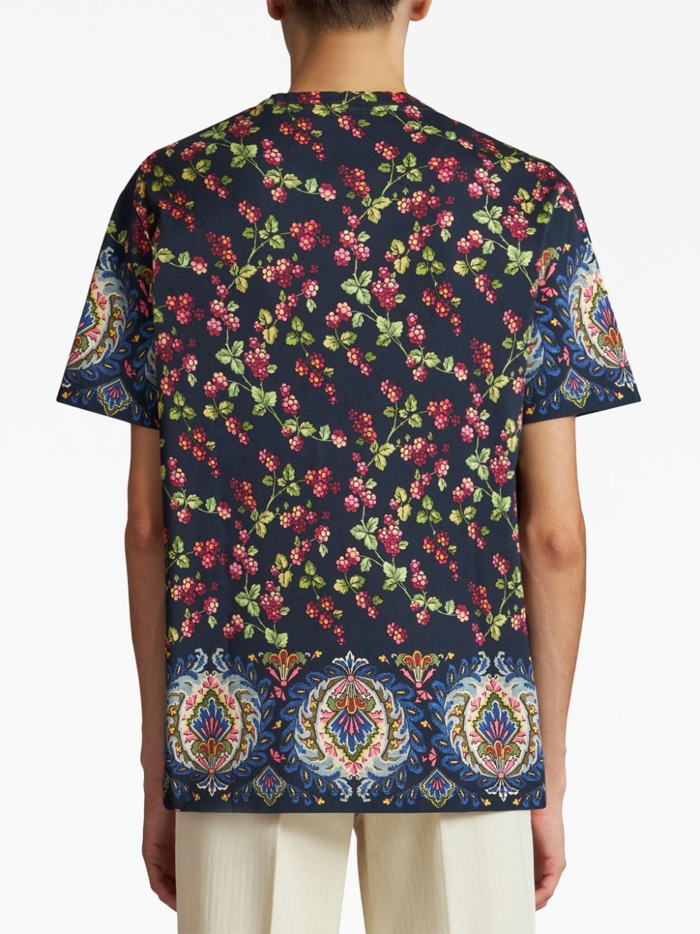 Berry-print cotton T-shirt - 3