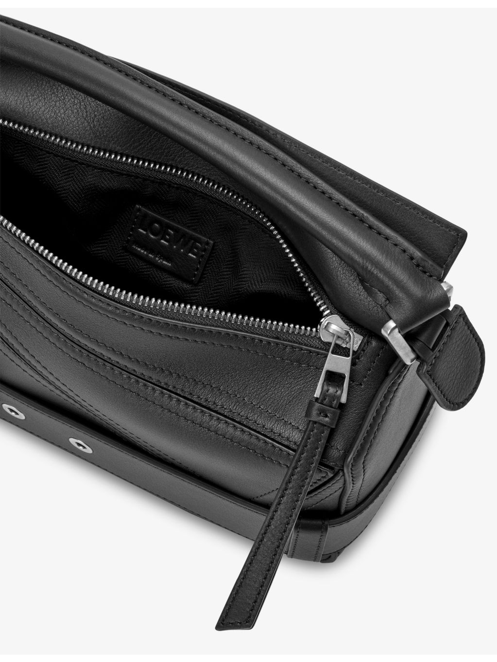 Puzzle Biker Small Leather Cross-Body Bag - 6