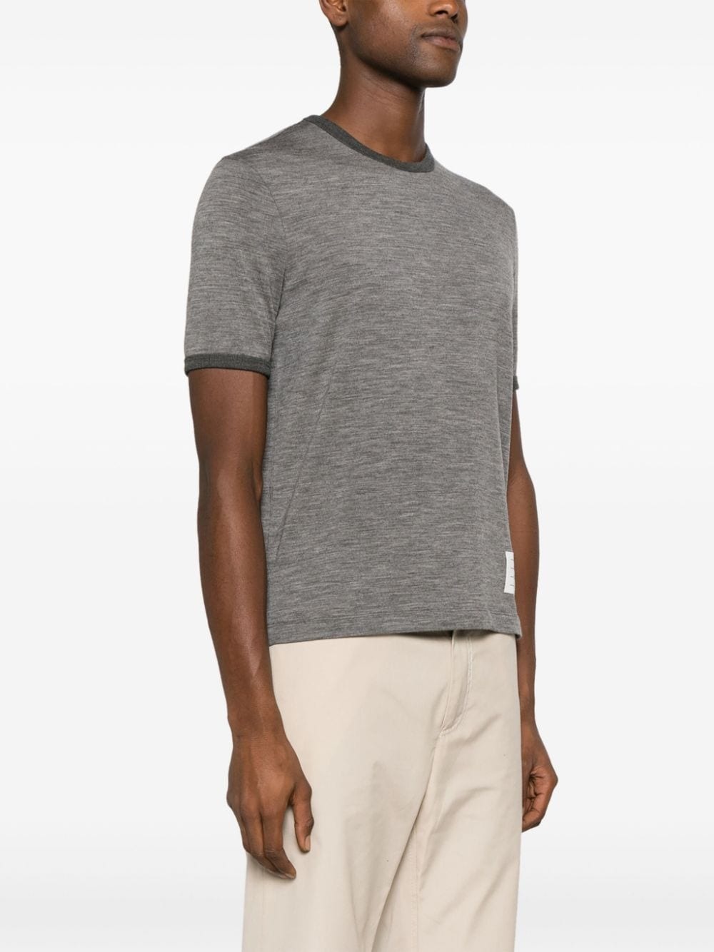 Ringer cotton T-shirt - 3