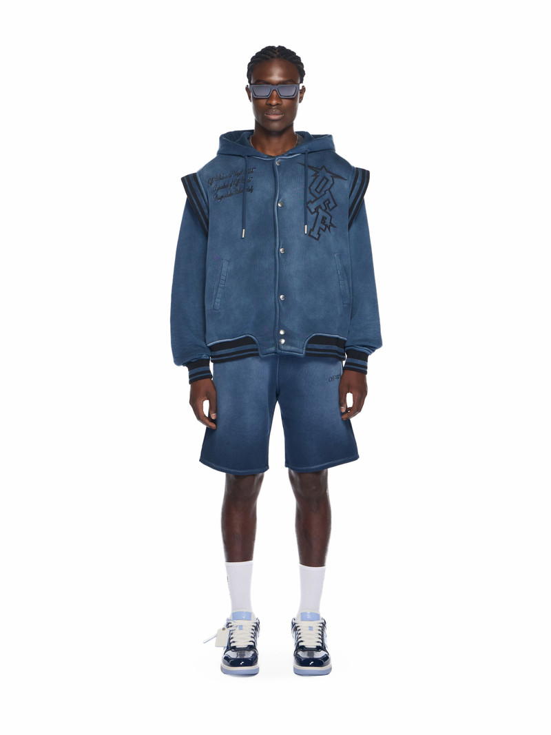 Off-White Arrow Fleece Varsity Hoodie outlook