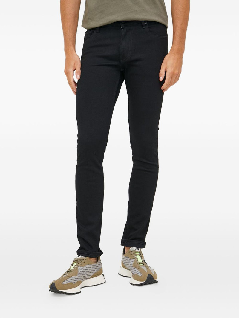 Miami logo-patch jeans 1