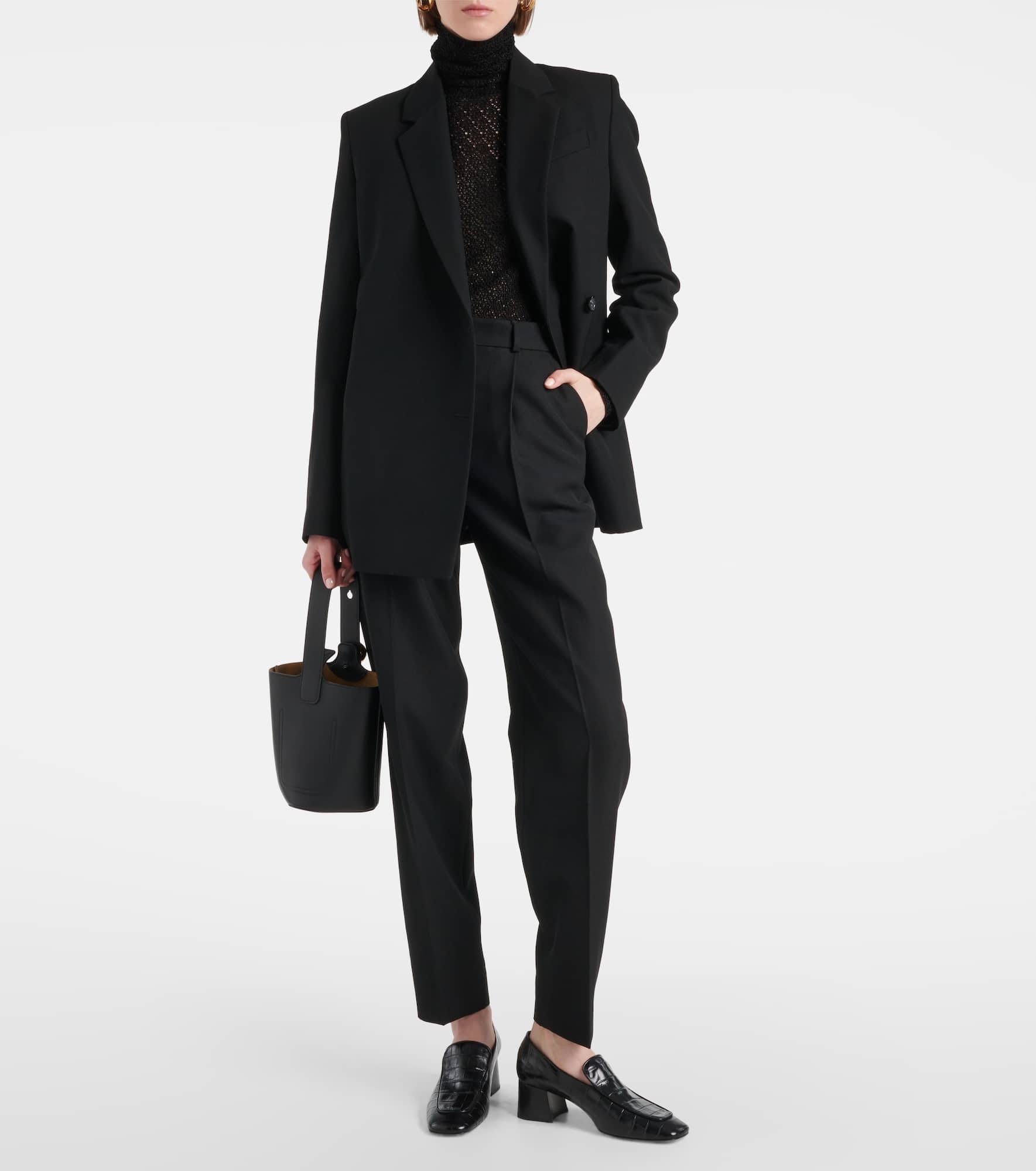 High-rise tapered pants - 2