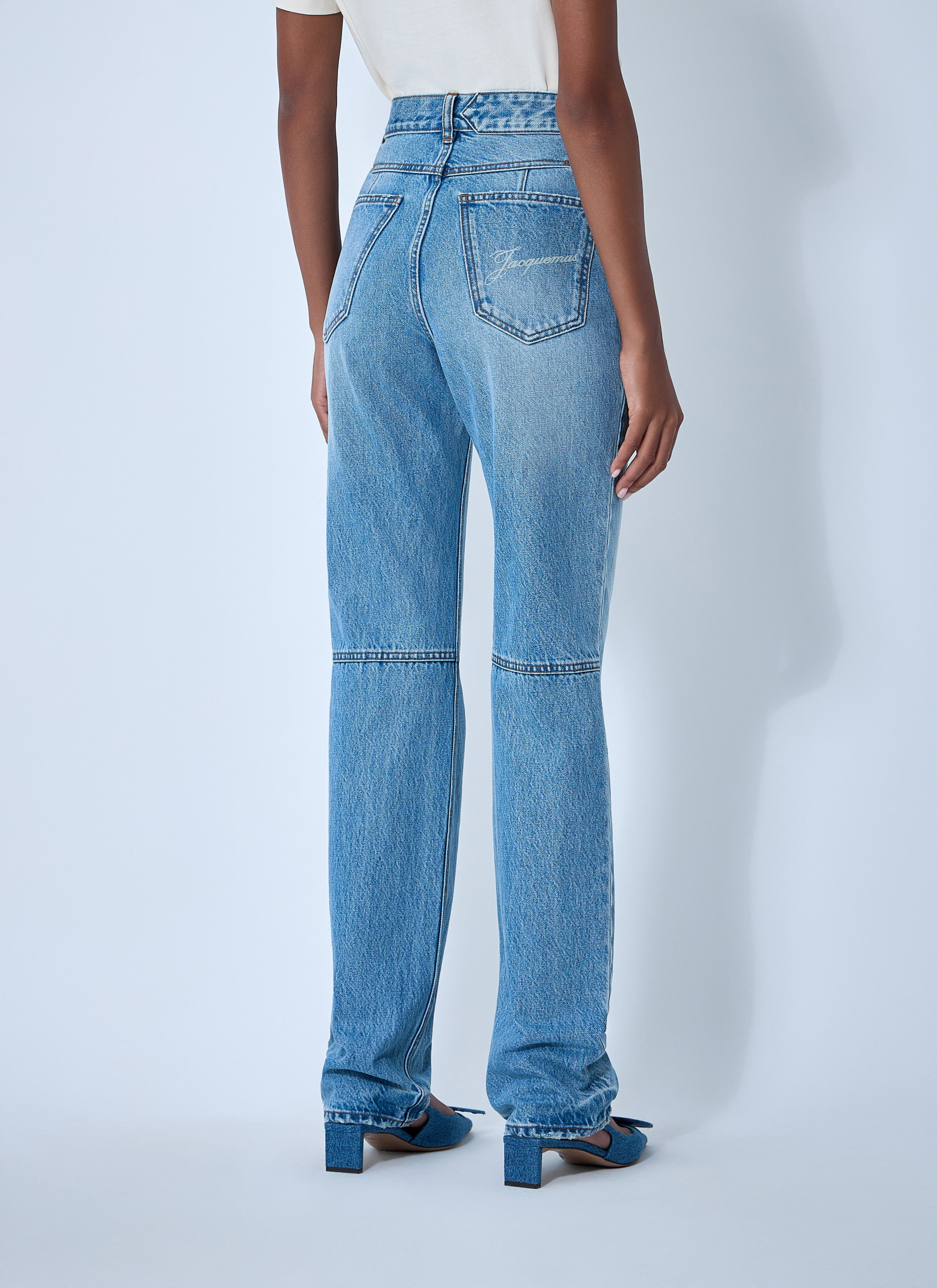 Le De-Nimes Droit Jeans - 4