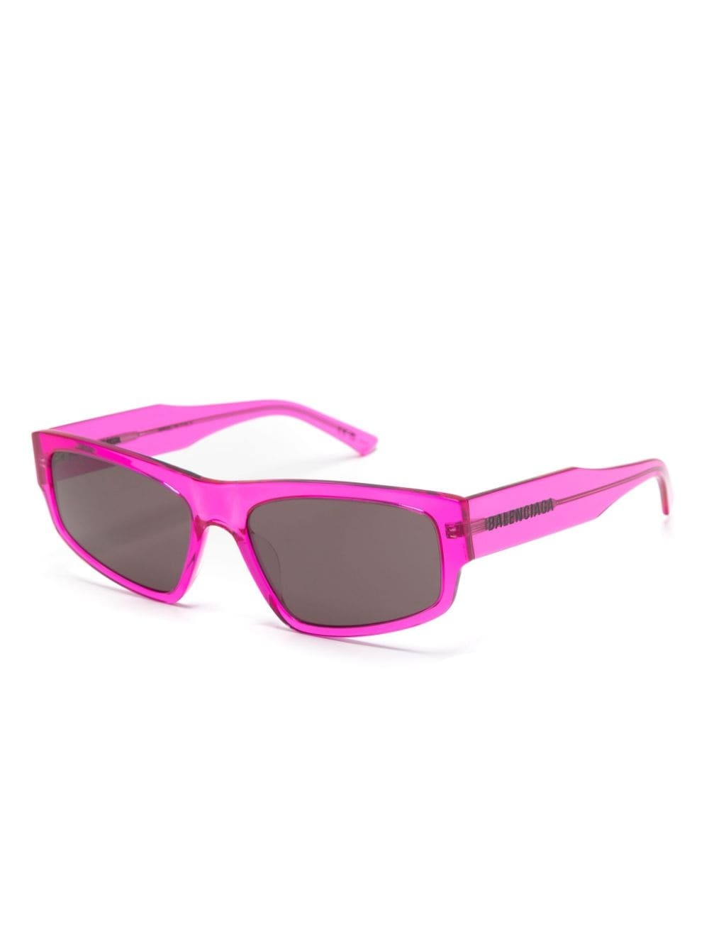 logo-print rectangle-frame sunglasses - 2