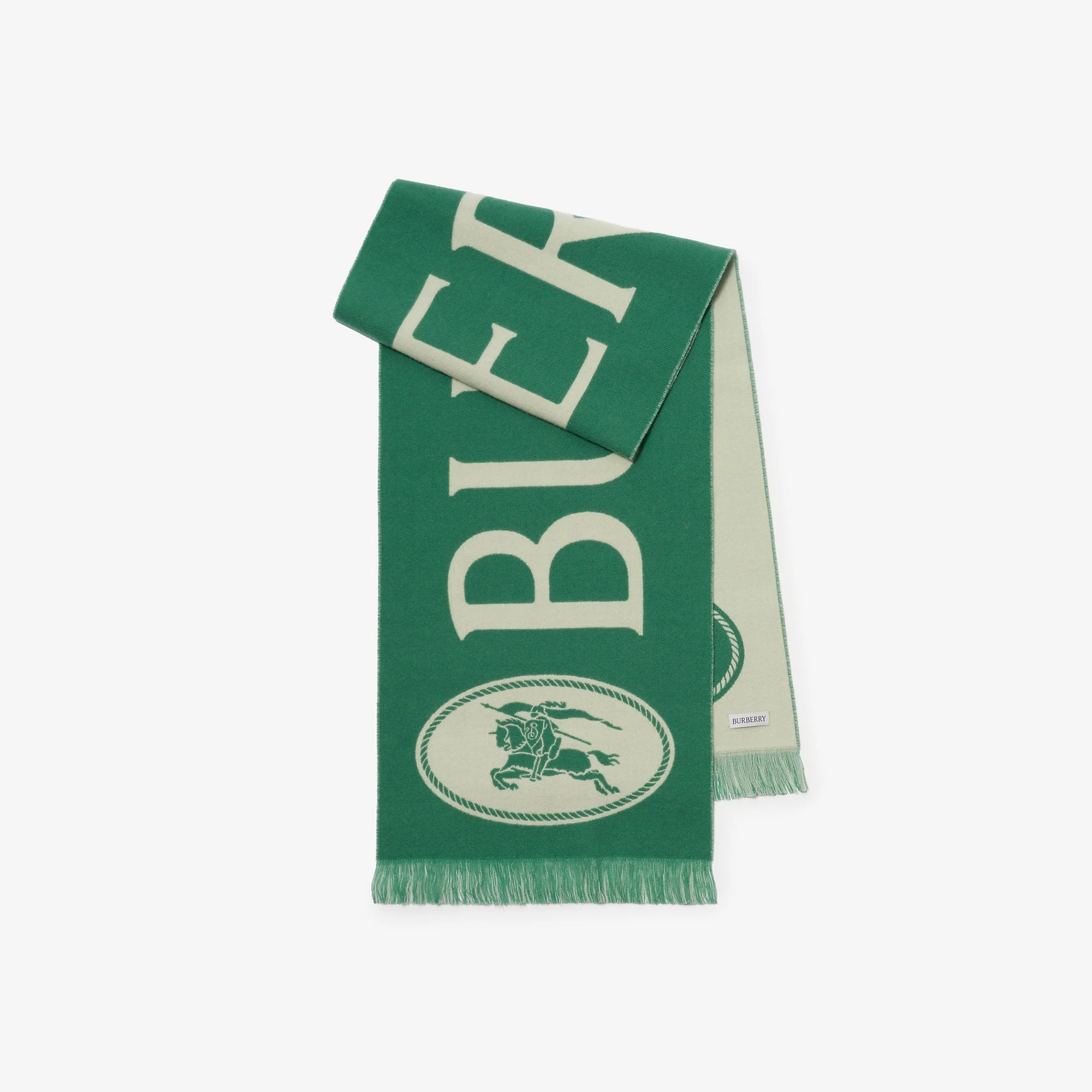 Logo Wool Scarf - 1