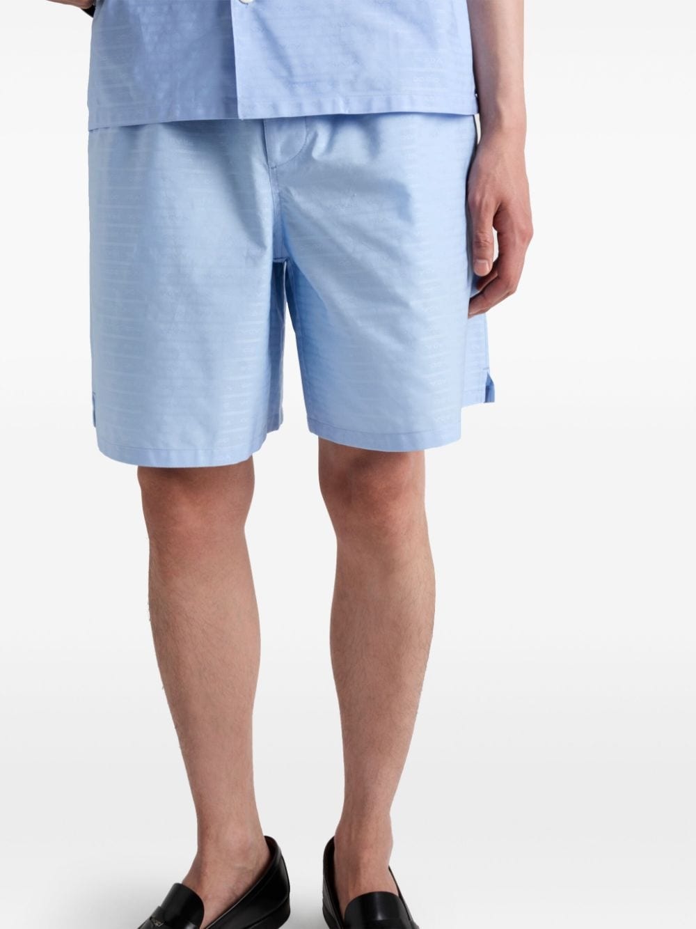 poplin track shorts - 5