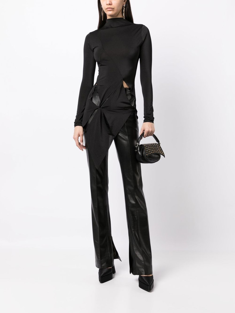 16ARLINGTON satin asymmetric top outlook