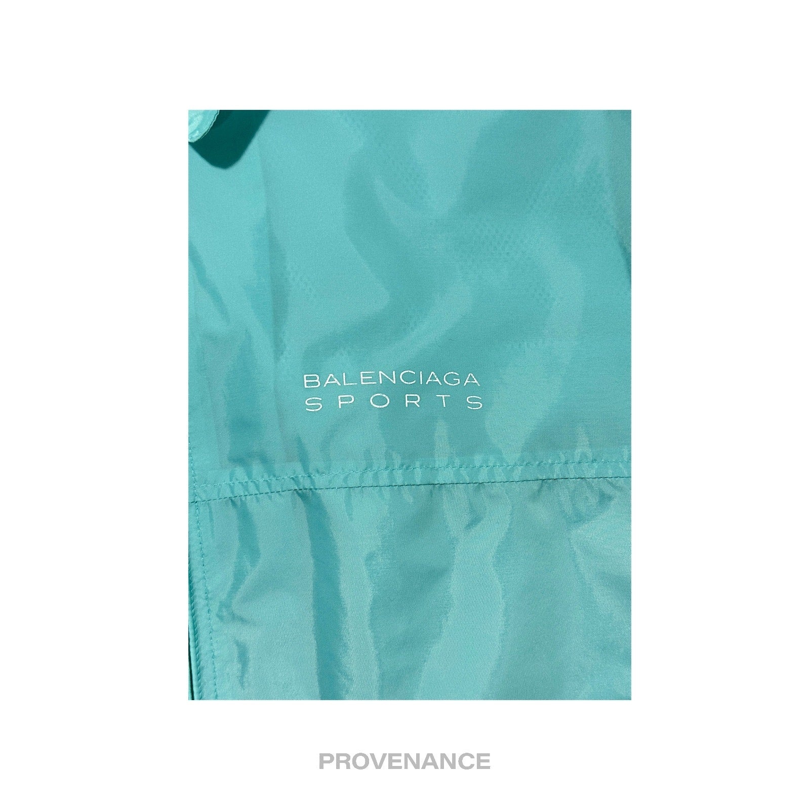Balenciaga Sport Windbreaker Jacket - Teal - 7