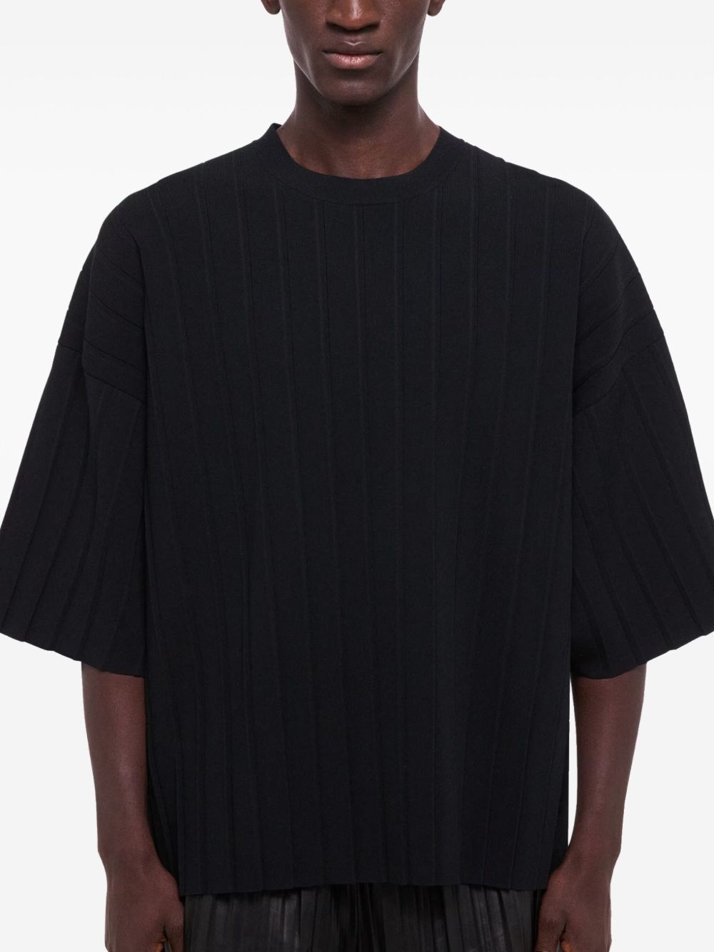 ribbed T-shirt - 6