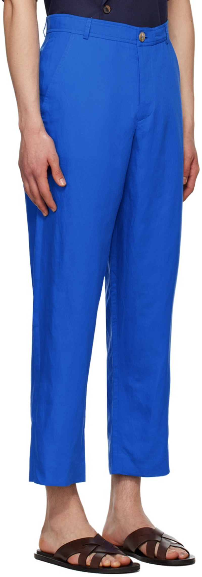 KING & TUCKFIELD Blue Loose Trousers outlook