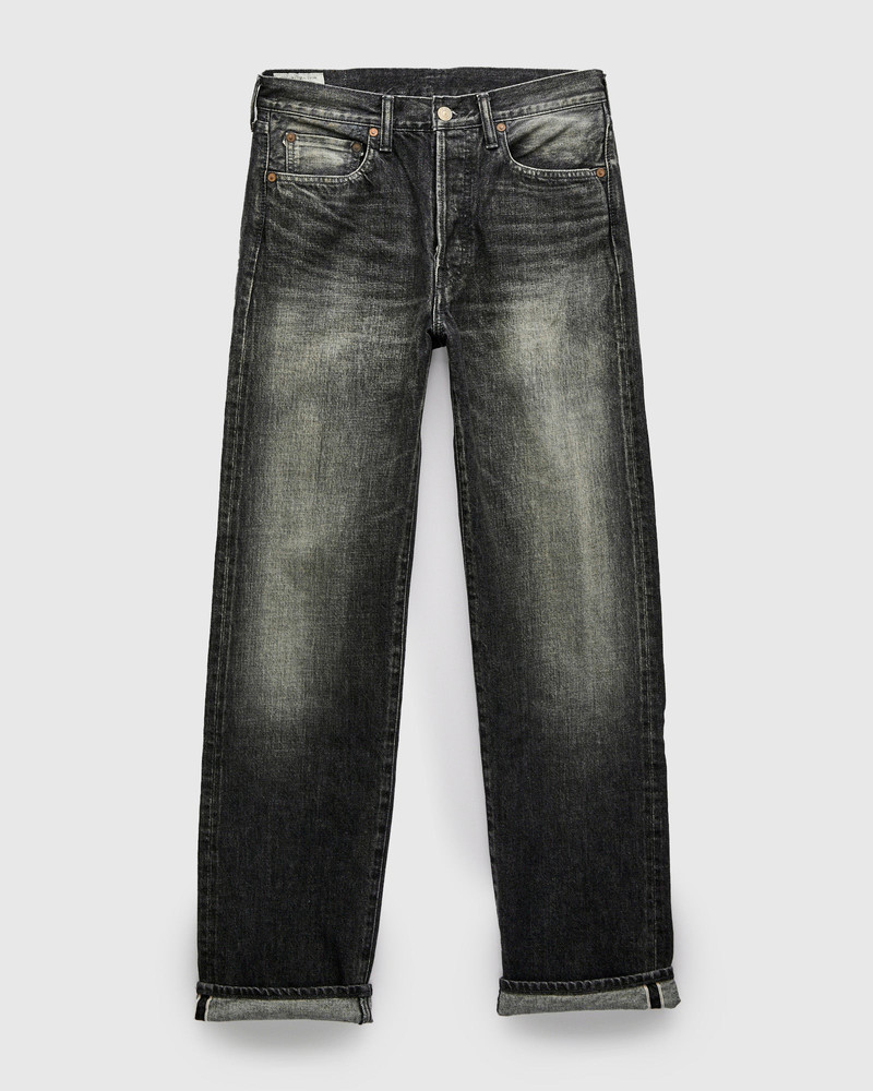 D1891UBS 13oz Washed Black Selvedge Denim - Regular Straight Fit 1