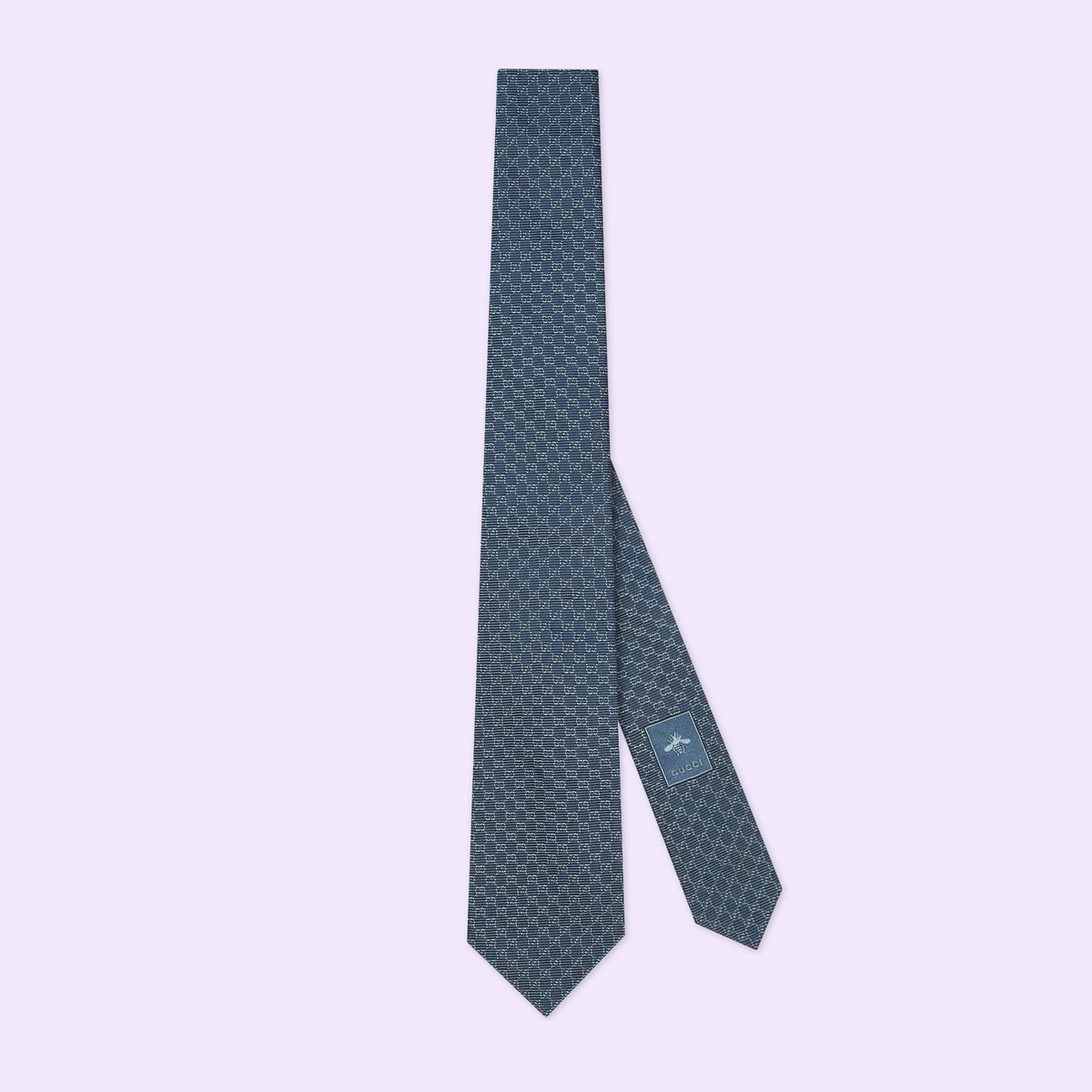 GG silk jacquard tie - 1