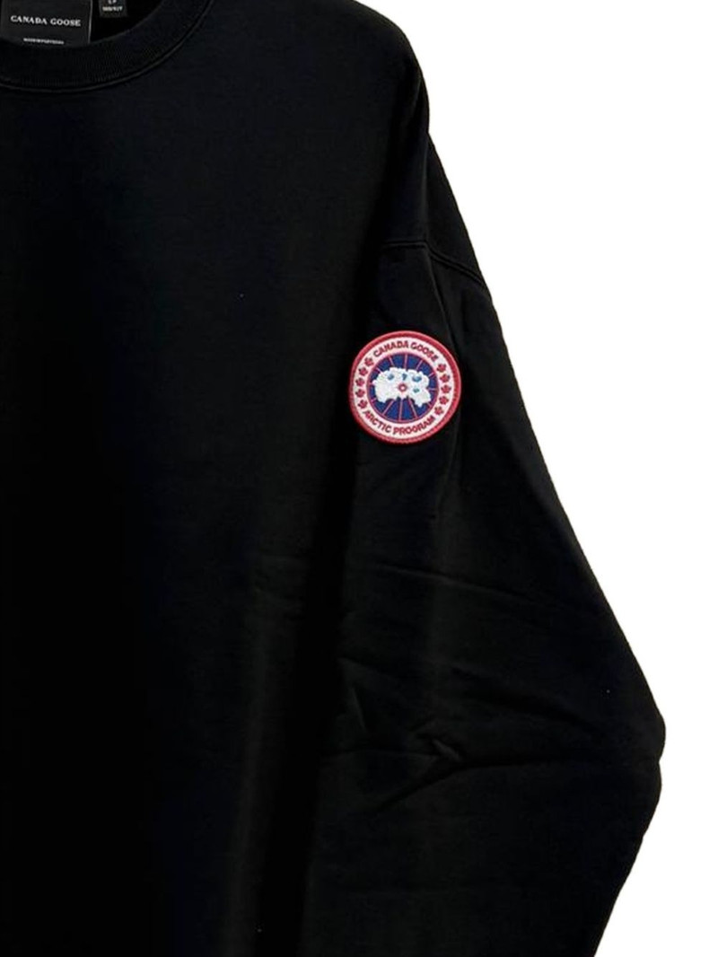 Canada Goose logo-patch sweatshirt outlook