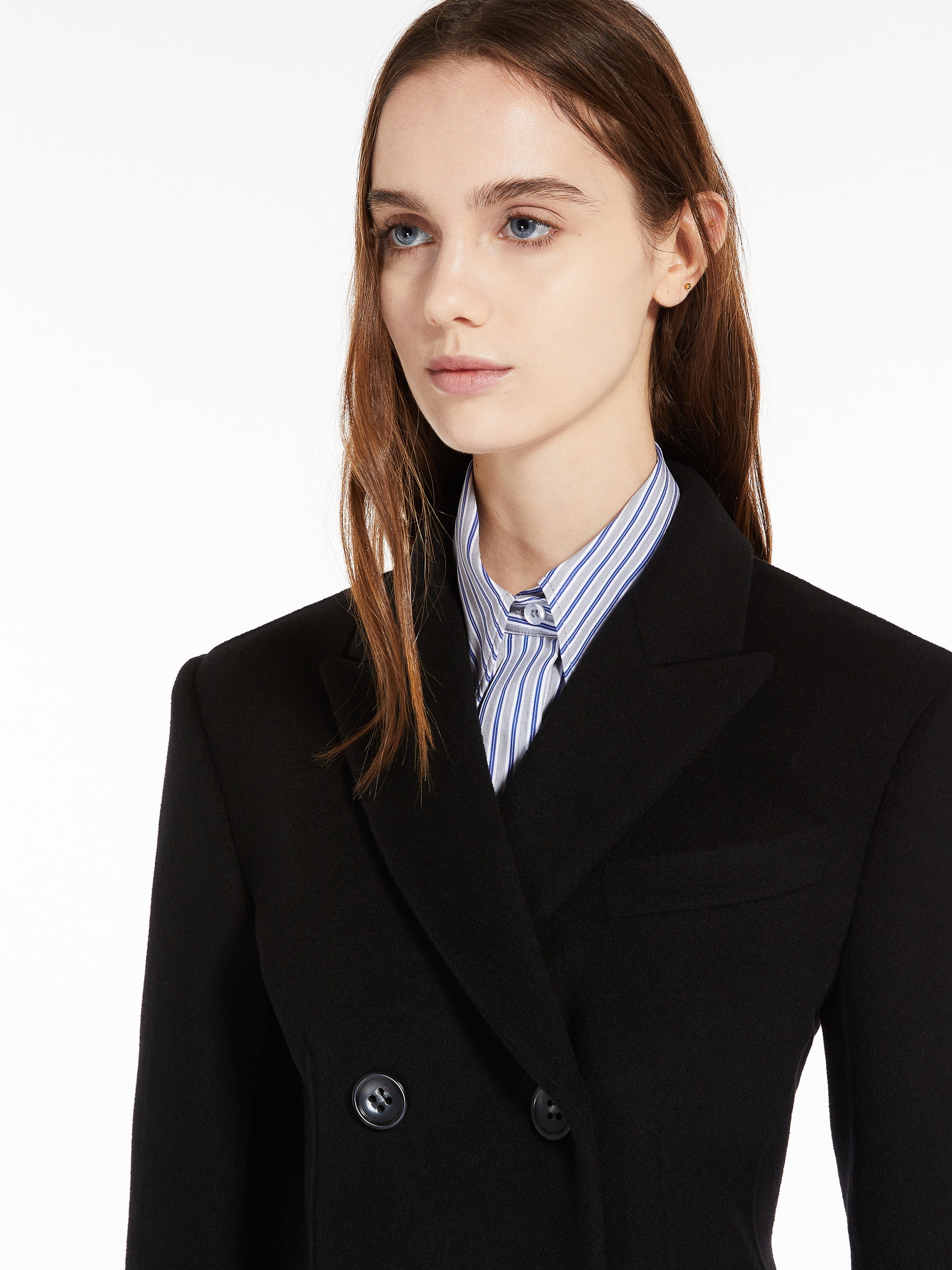 MORGANA Double-faced woollen cloth coat - 5