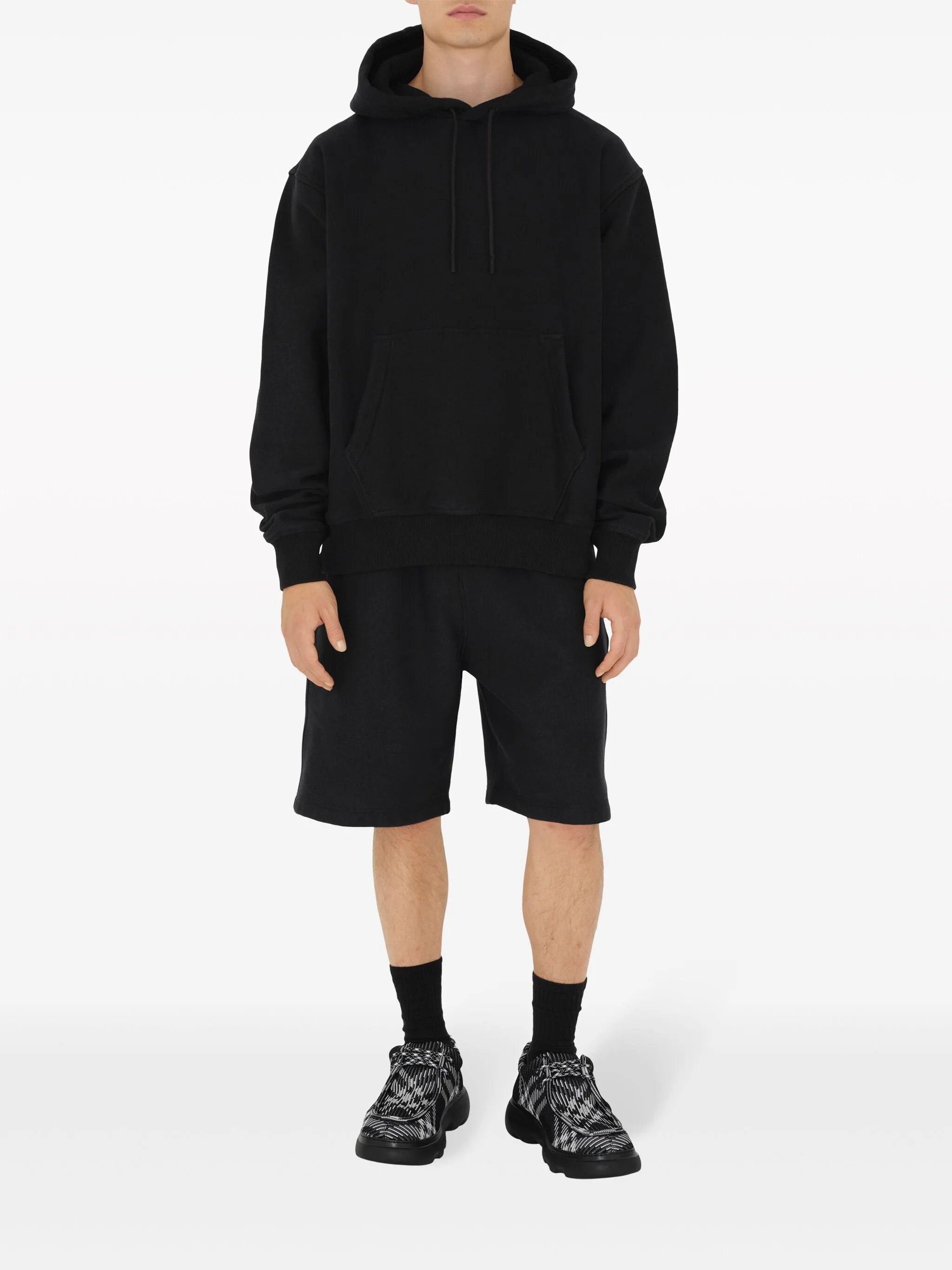 EKD-APPLIQUÉ COTTON HOODIE - 2