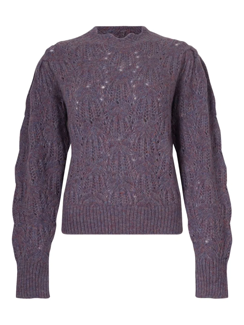 openwork knitted sweater - 1