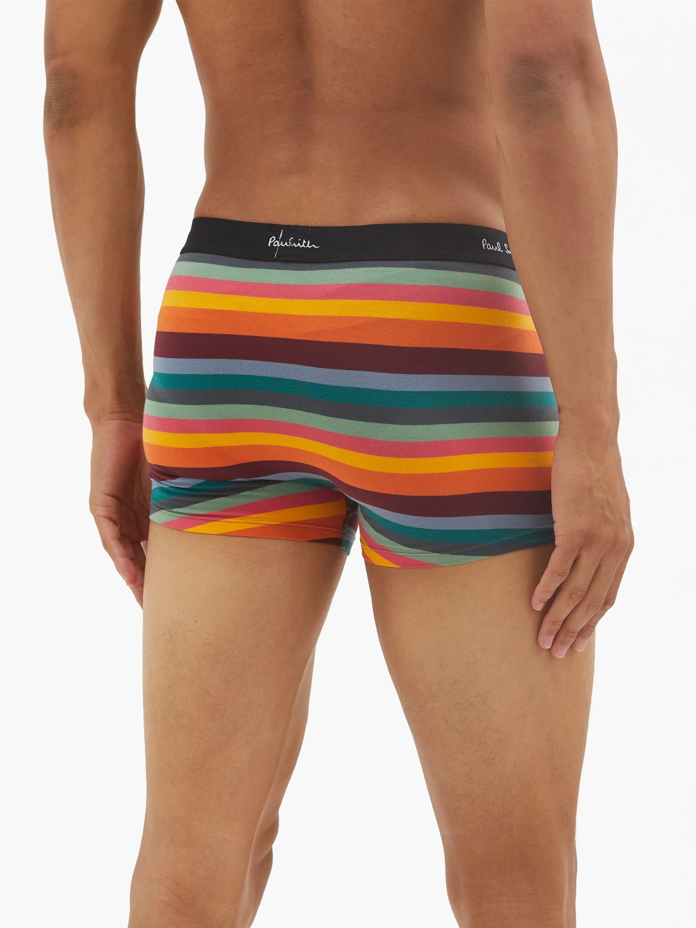 Artist-stripe cotton-blend boxer briefs - 3